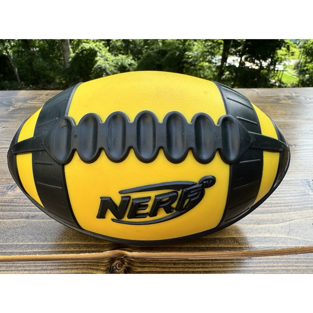 Vintage Nerf Football Weather‎ Blitz Yellow and Black Foam 2005 Hasbro Rare
